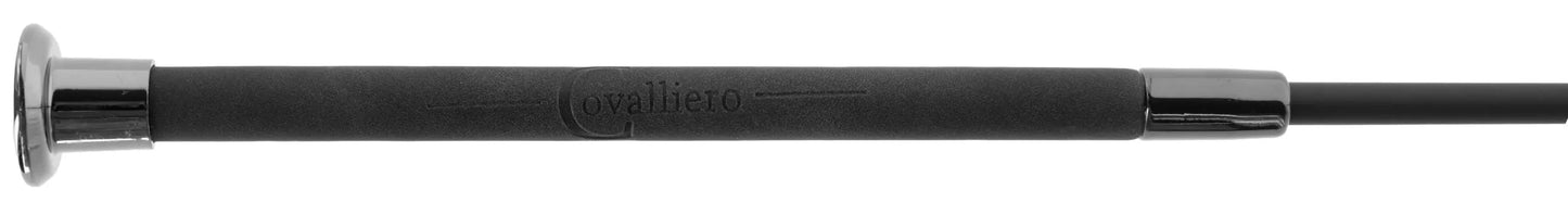 Carbon Jumping Crop - Black Equestrian Riding Whip 65cm