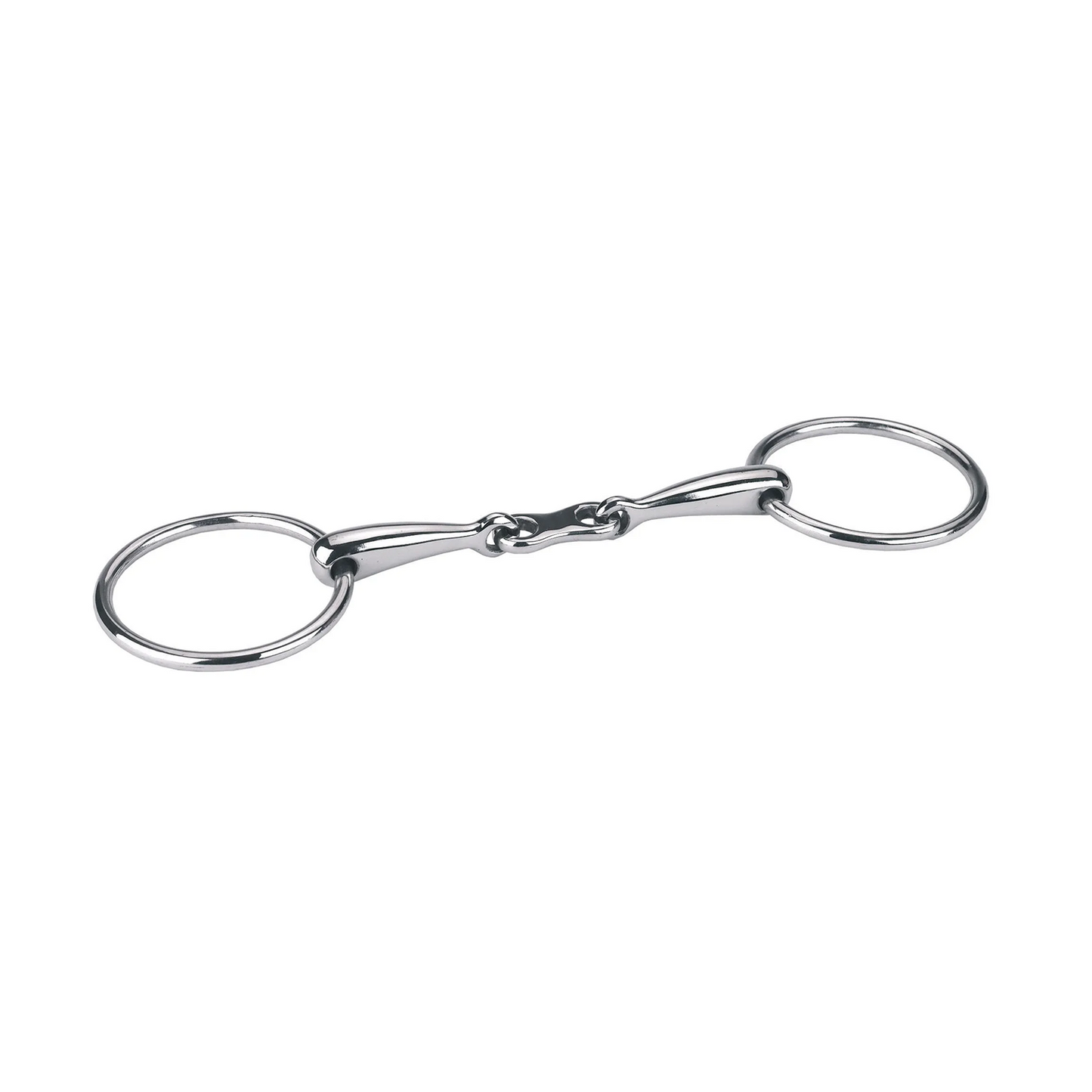 Loose Ring French Link Snaffle Bit - Double Jointed