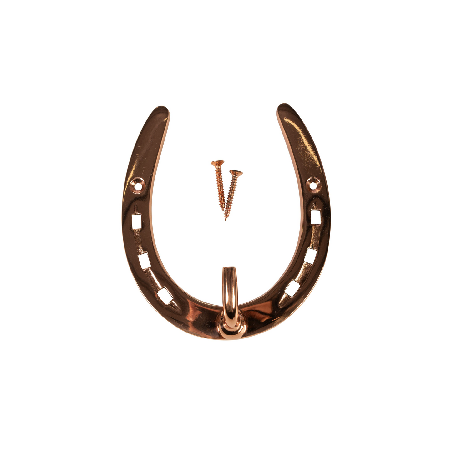 Brass Horseshoe Hook - Decorative Stable Hook