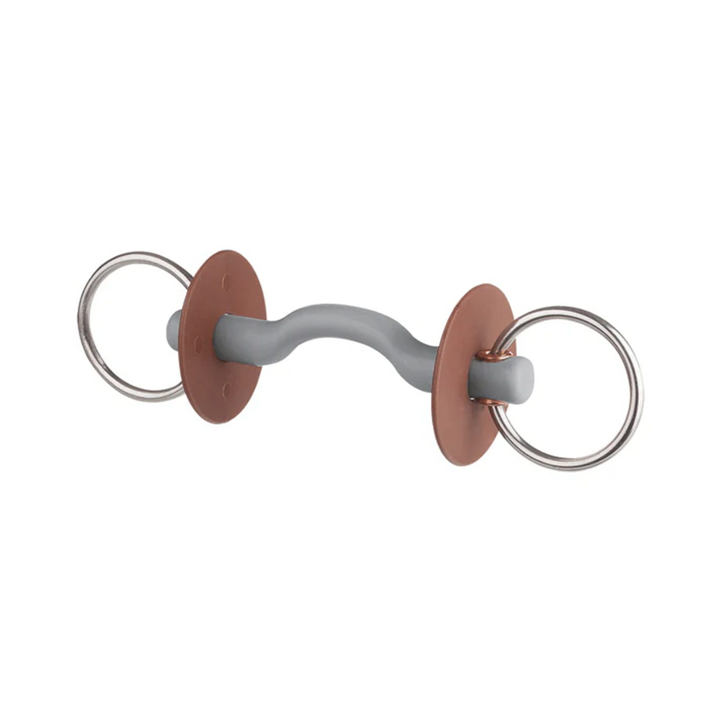 Beris Loose Ring Snaffle Bit with Tongue Port Bar - 7.5cm Ring