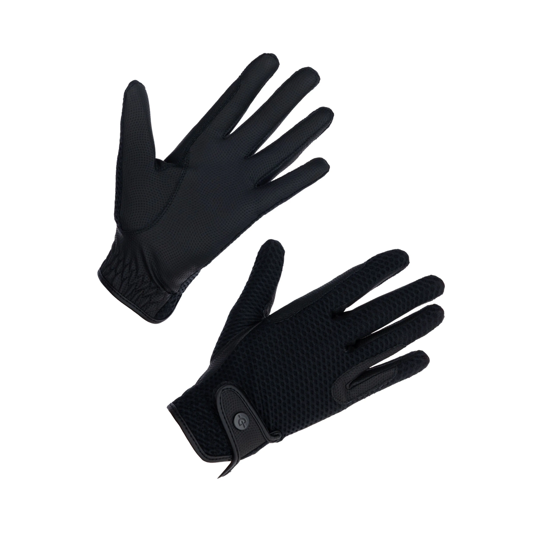 Covalliero Riding Gloves - Equestrian Riding Gloves (Black)
