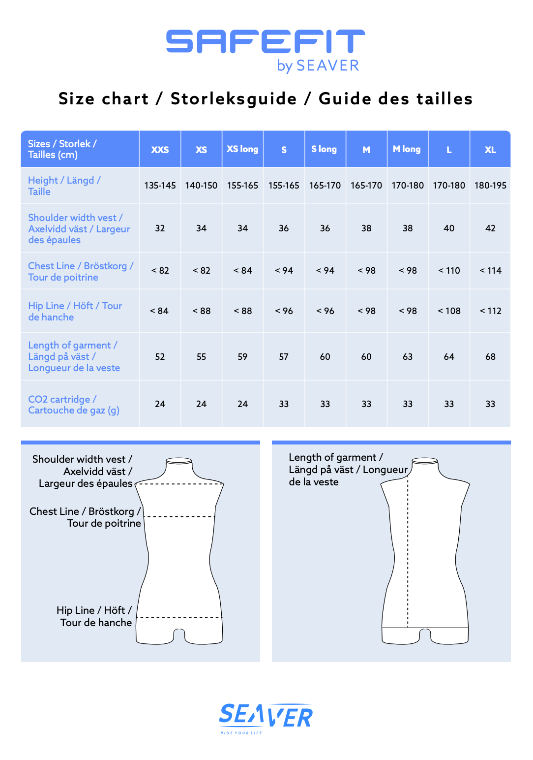 Seaver Airbag Vest Black - Protective Riding Vest