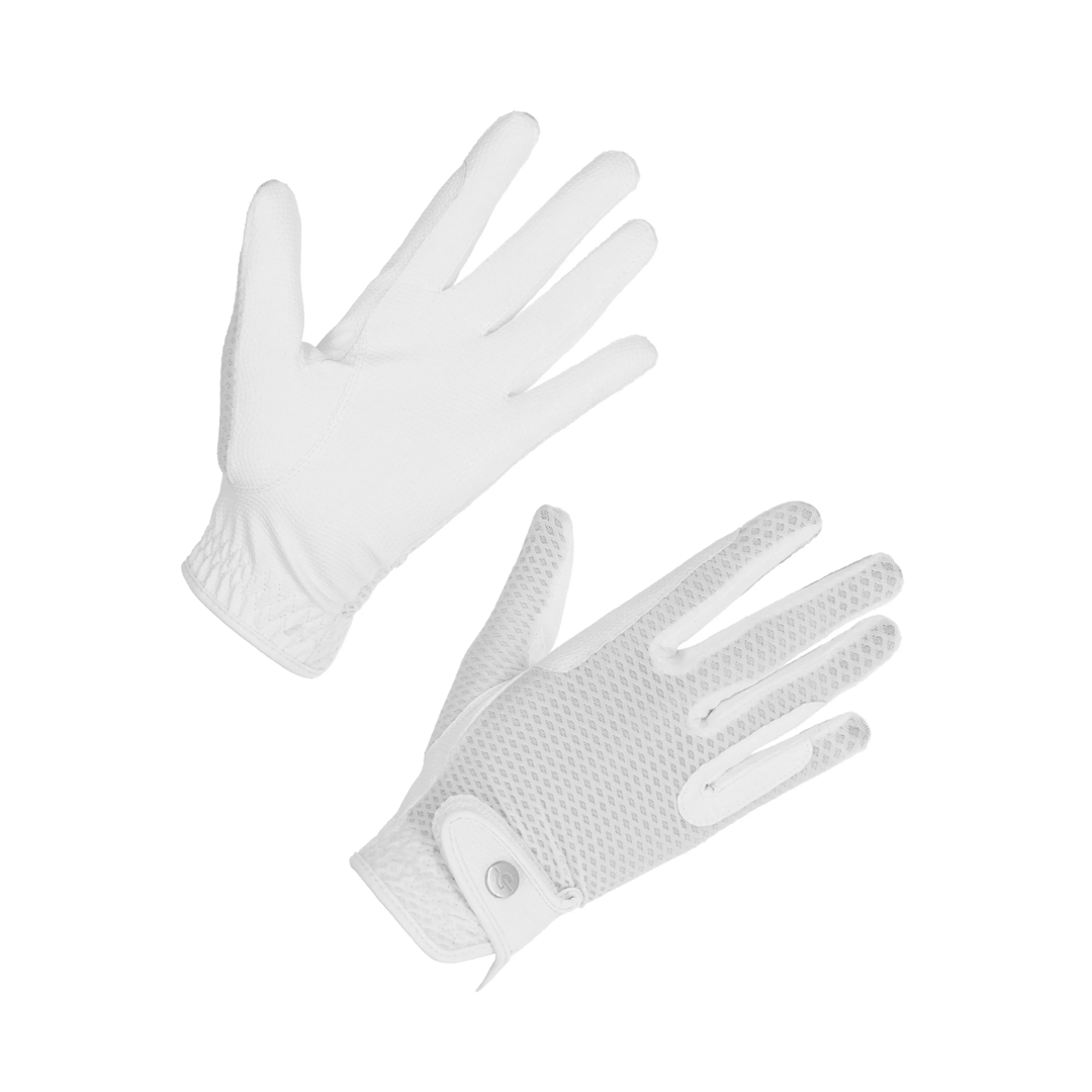 Covalliero Riding Gloves - Equestrian Riding Gloves (White)