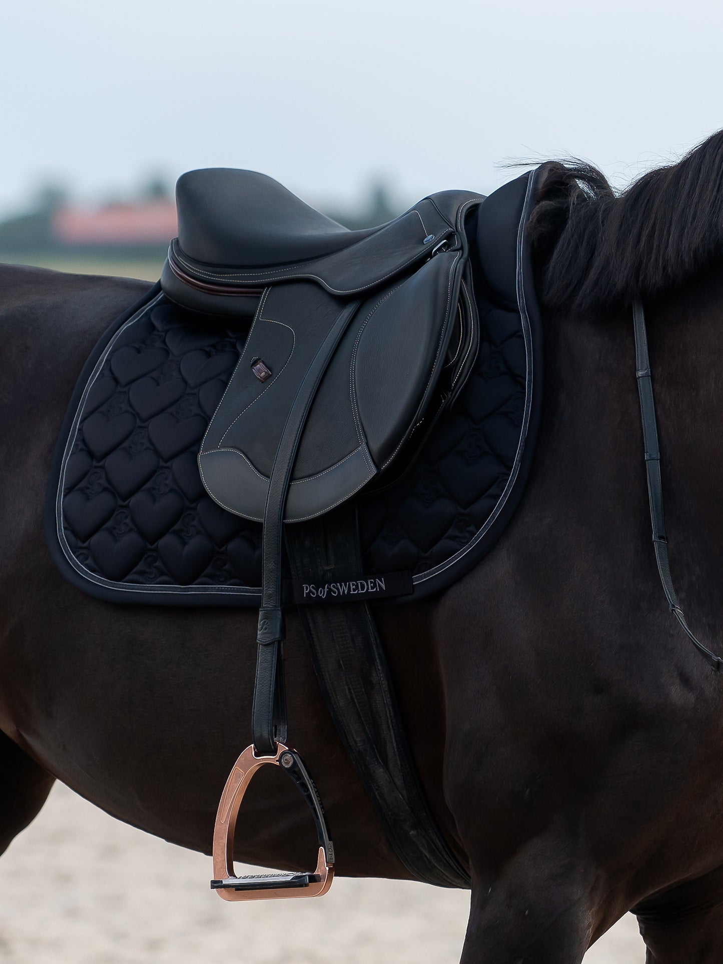 Jump Saddle Pad with Heart Design