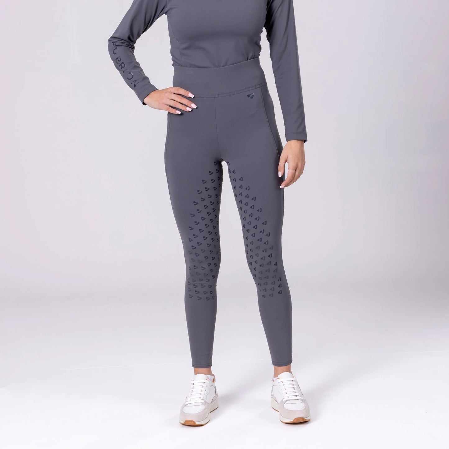 Aubrion Eltar Riding Tights - High Waist Full Grip Tights