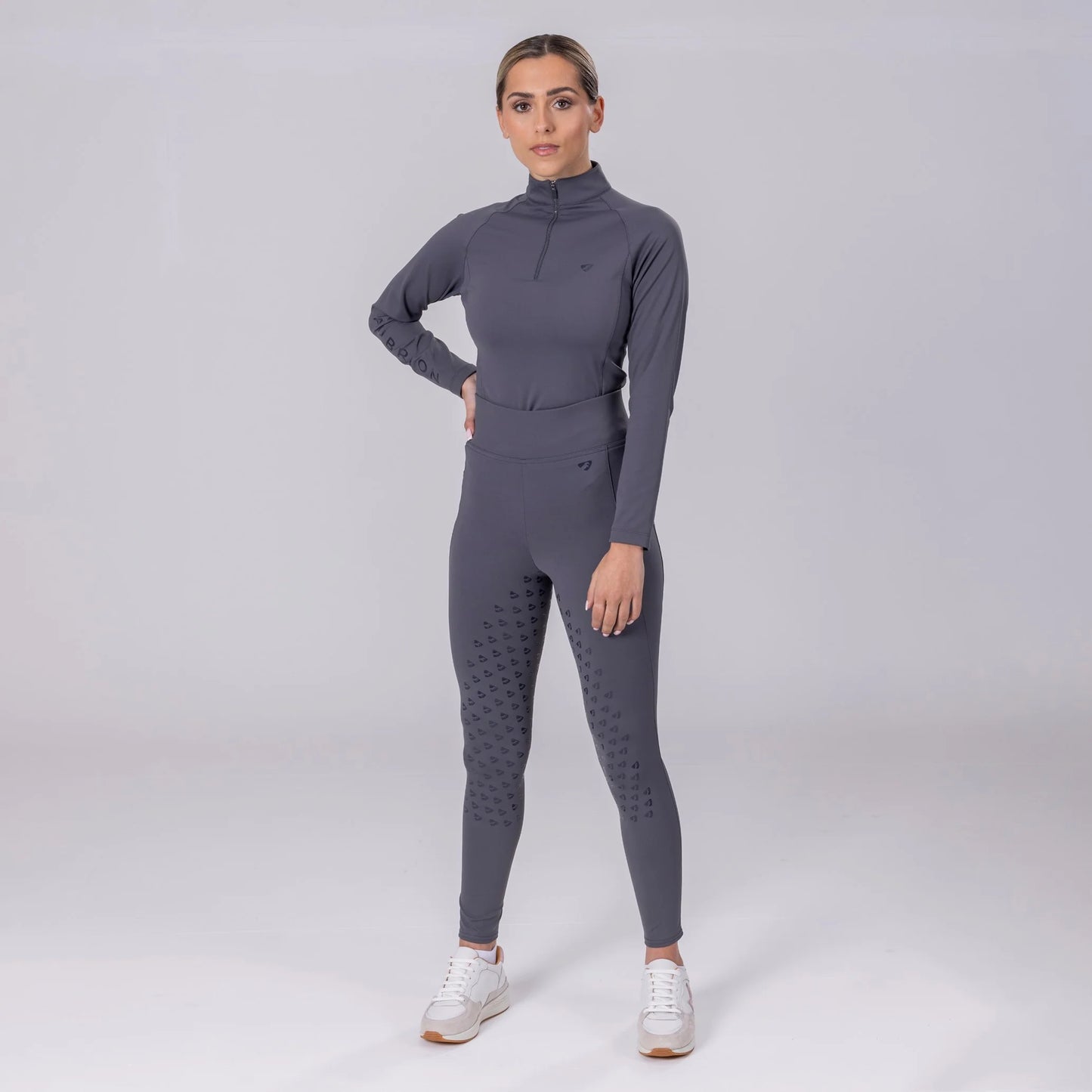 Aubrion Eltar Riding Tights - High Waist Full Grip Tights