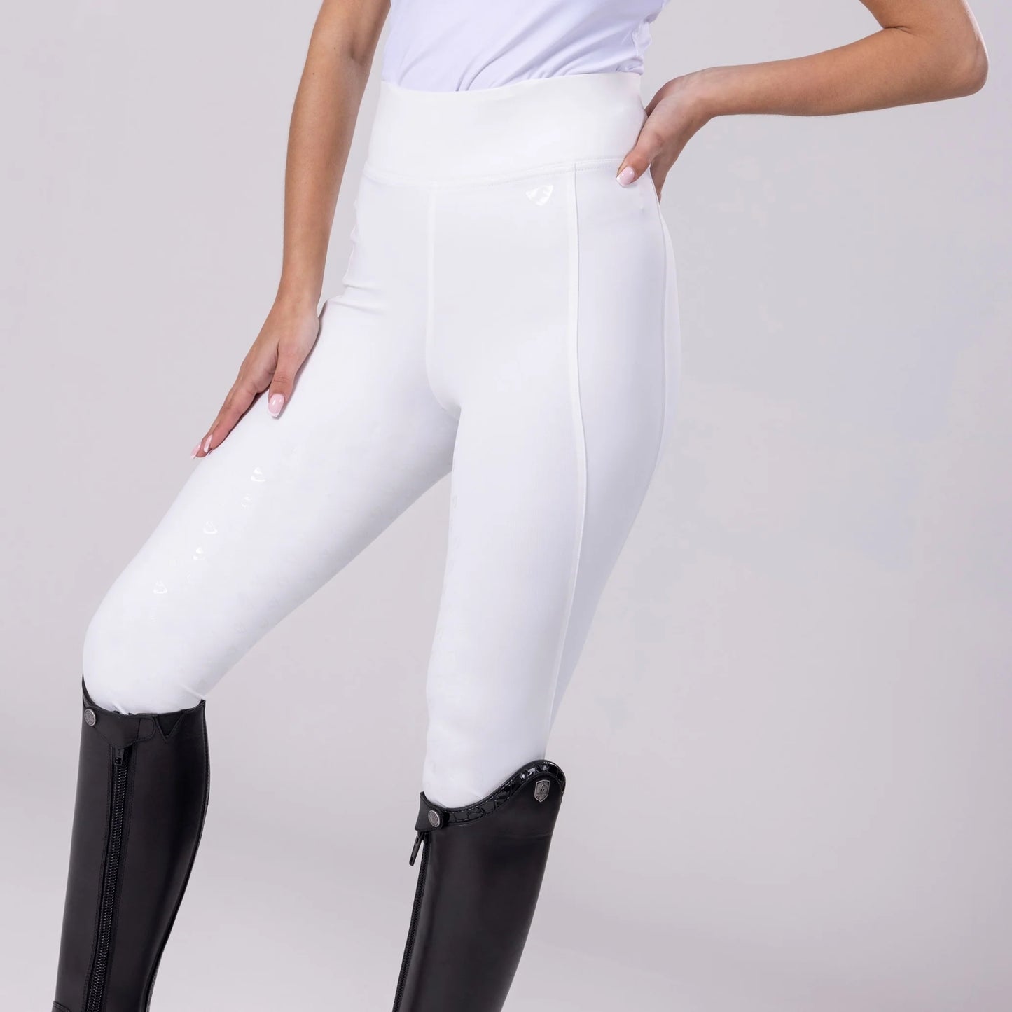 Aubrion Eltar Riding Tights - High Waist Full Grip Tights