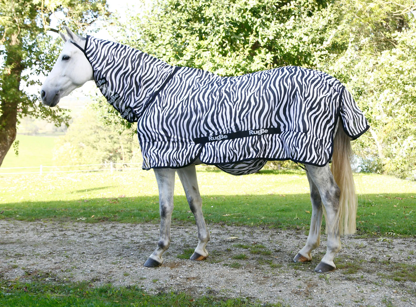 RugBe Zebra Fly & Eczema Blanket - Horse Fly Protection Rug
