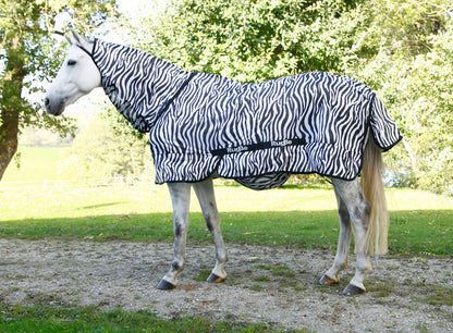 RugBe Zebra Fly & Eczema Blanket - Horse Fly Protection Rug