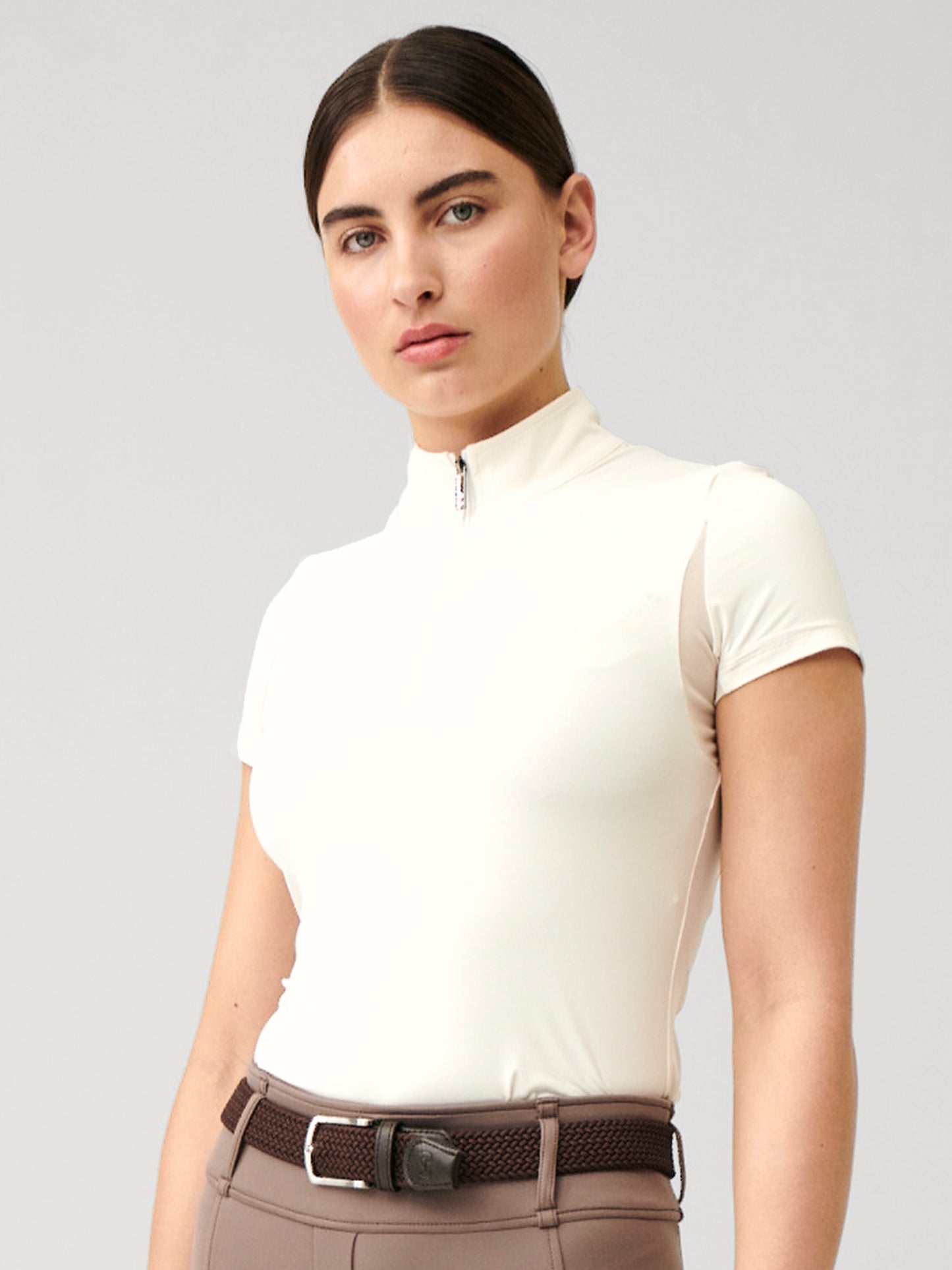 Women’s Short Sleeve Base Layer for Equestrian Use - Everly Quote