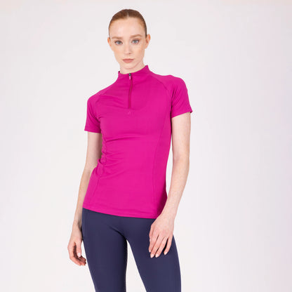 Aubrion React Short Sleeve Base Layer UPF 50+ - Women’s Equestrian Riding Top