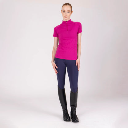 Aubrion React Short Sleeve Base Layer UPF 50+ - Women’s Equestrian Riding Top