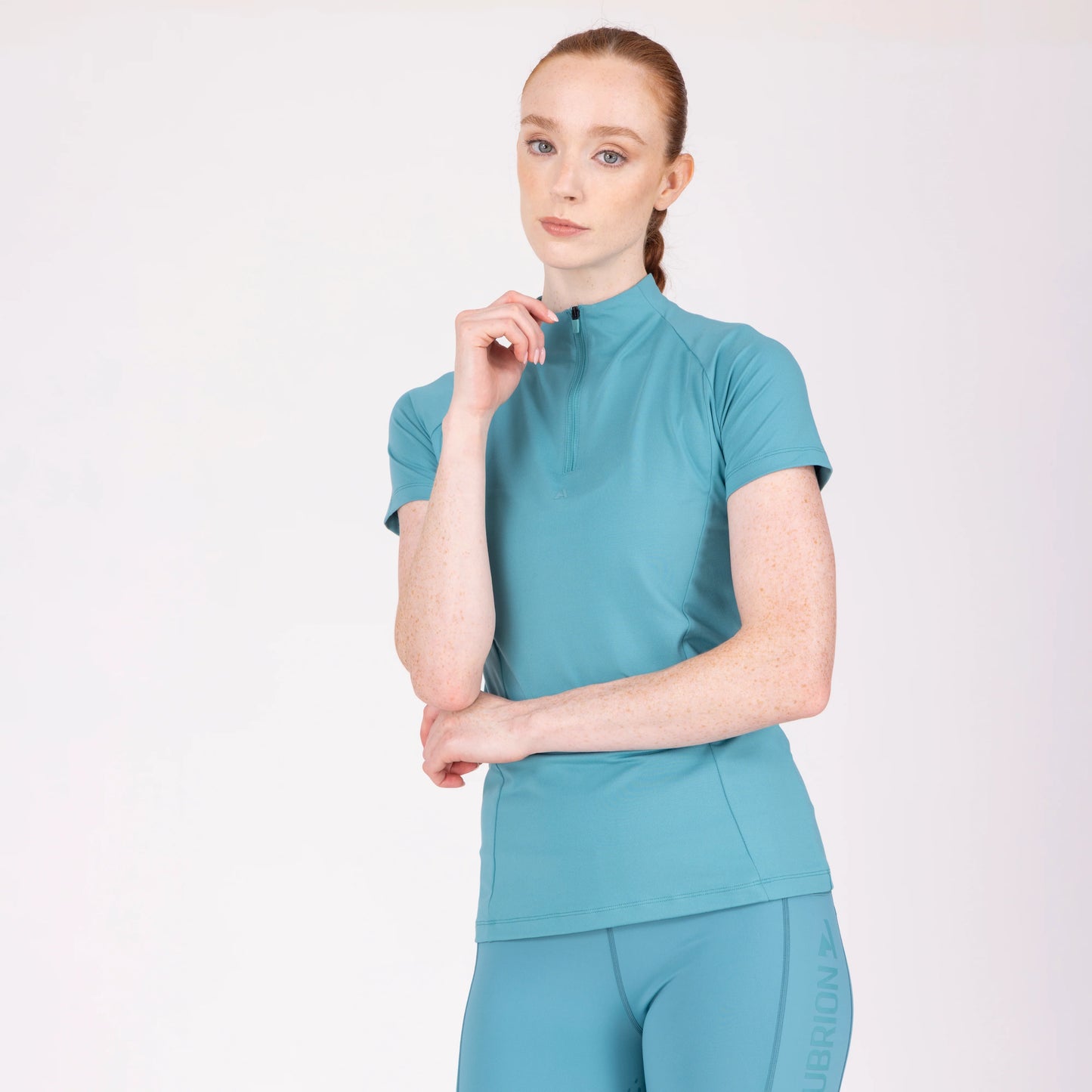 Aubrion React Short Sleeve Base Layer UPF 50+ - Women’s Equestrian Riding Top