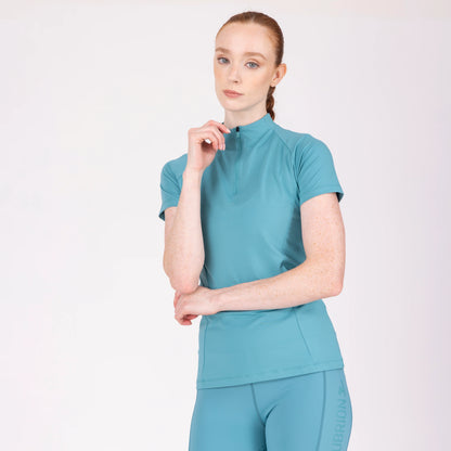 Aubrion React Short Sleeve Base Layer UPF 50+ - Women’s Equestrian Riding Top