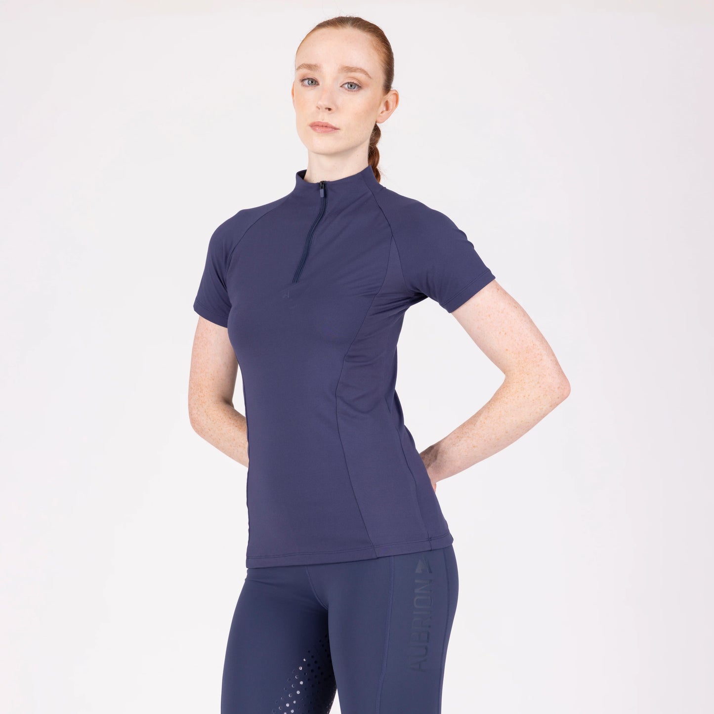 Aubrion React Short Sleeve Base Layer UPF 50+ - Women’s Equestrian Riding Top