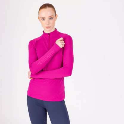 Aubrion React Summer Long Sleeve Base Layer UPF 50+ - Women’s Equestrian Riding Top