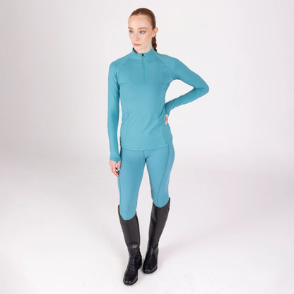 Aubrion React Summer Long Sleeve Base Layer UPF 50+ - Women’s Equestrian Riding Top