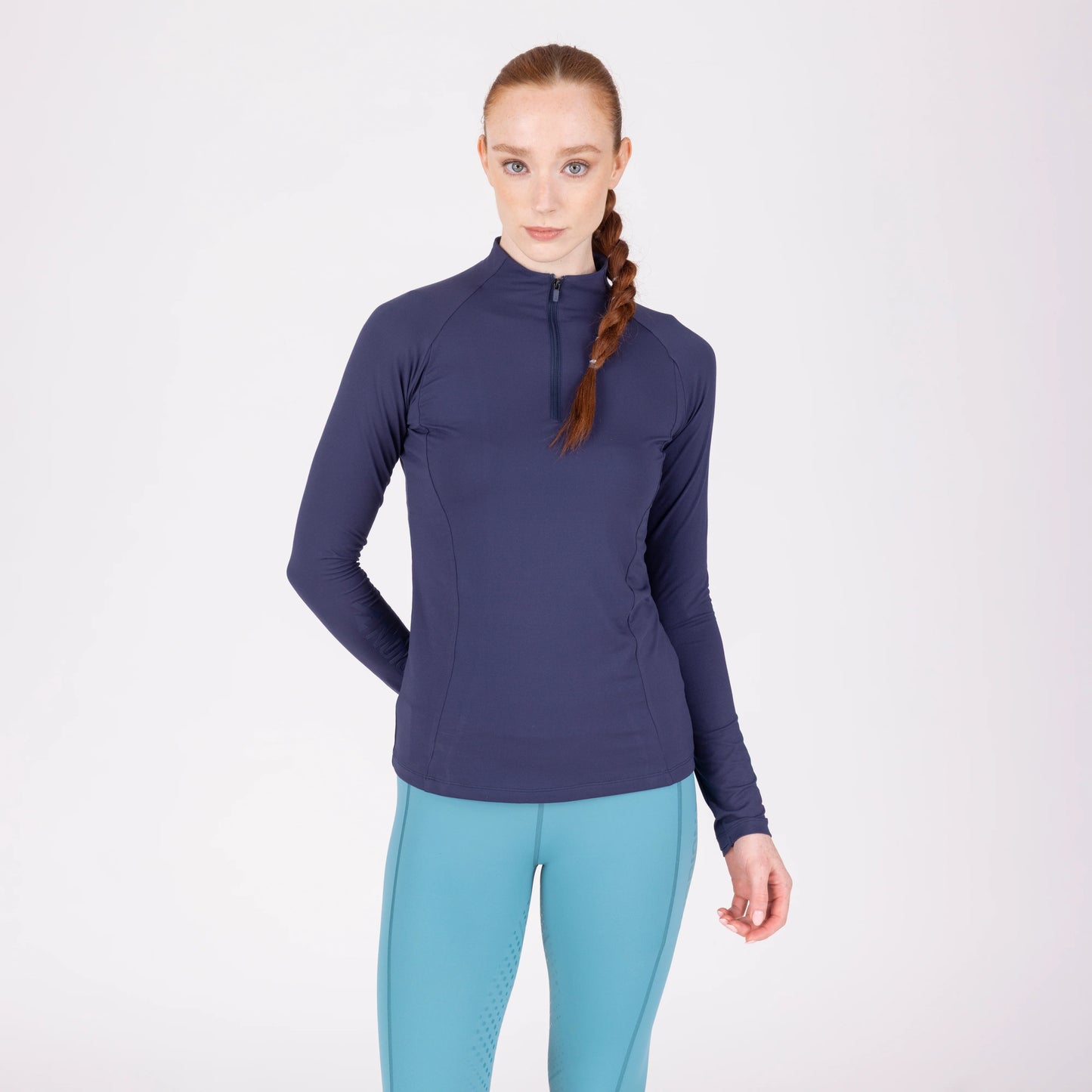 Aubrion React Summer Long Sleeve Base Layer UPF 50+ - Women’s Equestrian Riding Top