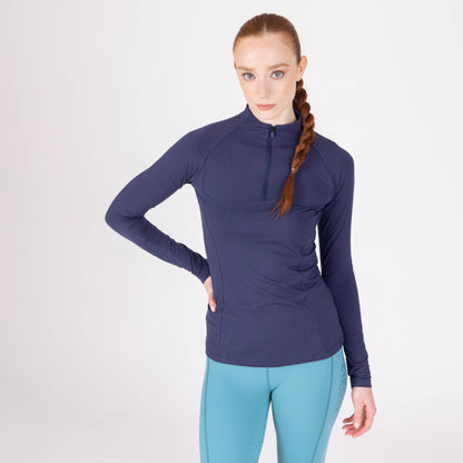 Aubrion React Summer Long Sleeve Base Layer UPF 50+ - Women’s Equestrian Riding Top
