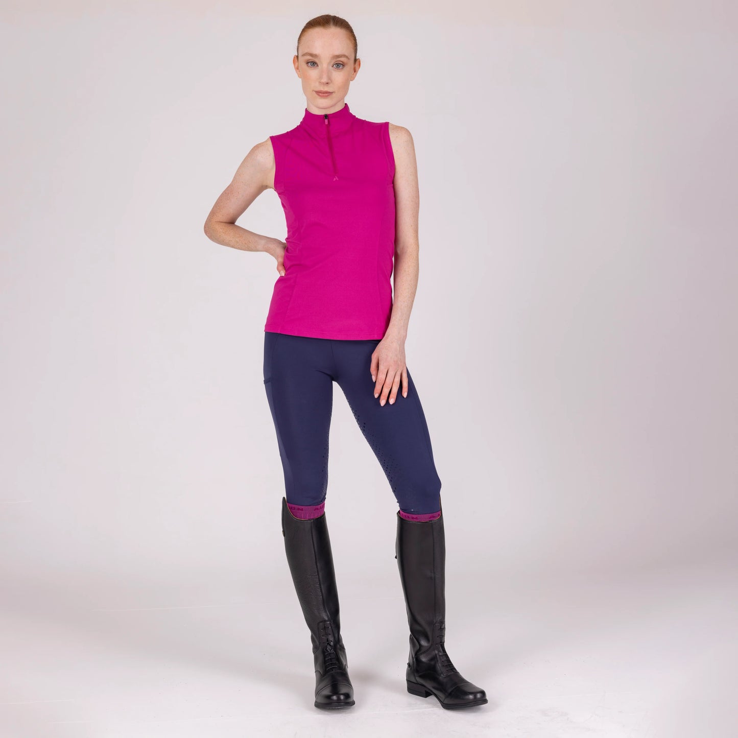 Aubrion React Sculpt Riding Tights - Full Grip Equestrian Leggings