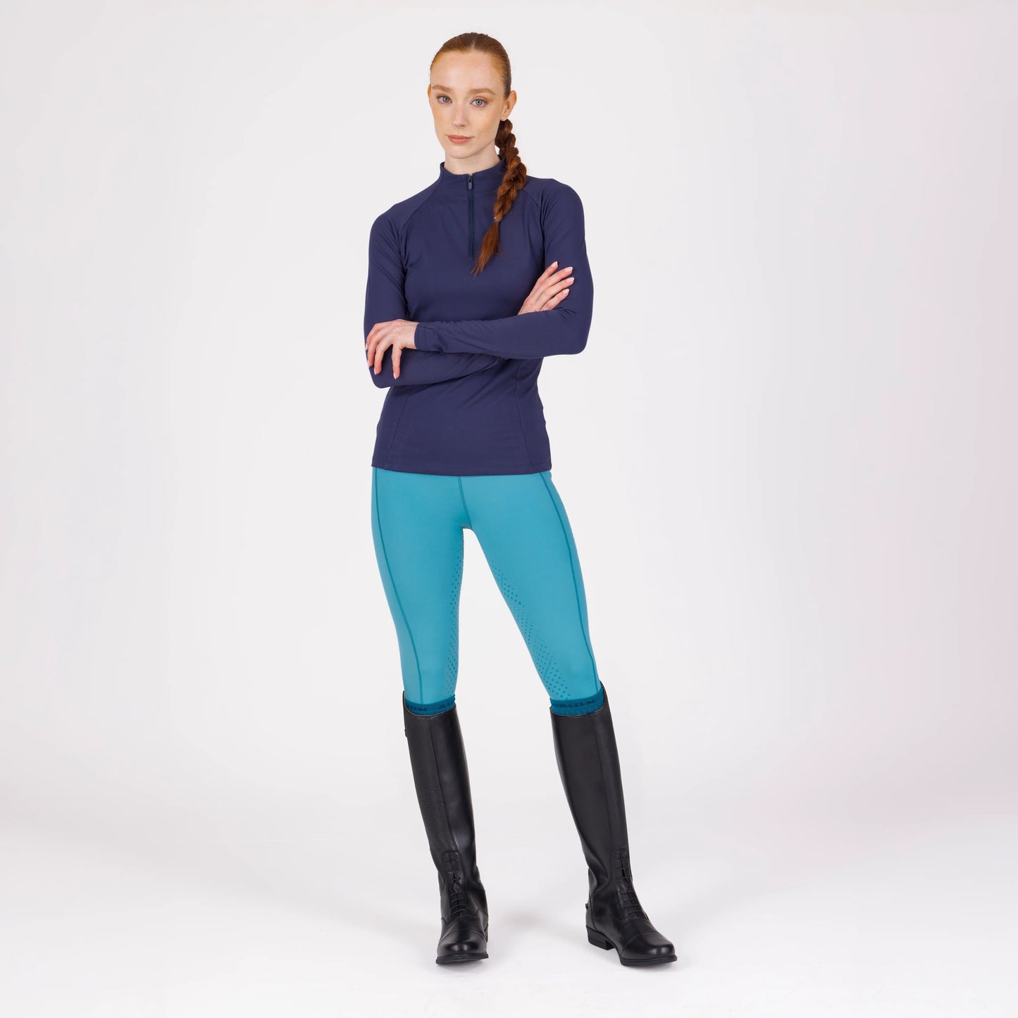 Aubrion React Non-Stop Riding Tights - Full Grip Equestrian Leggings
