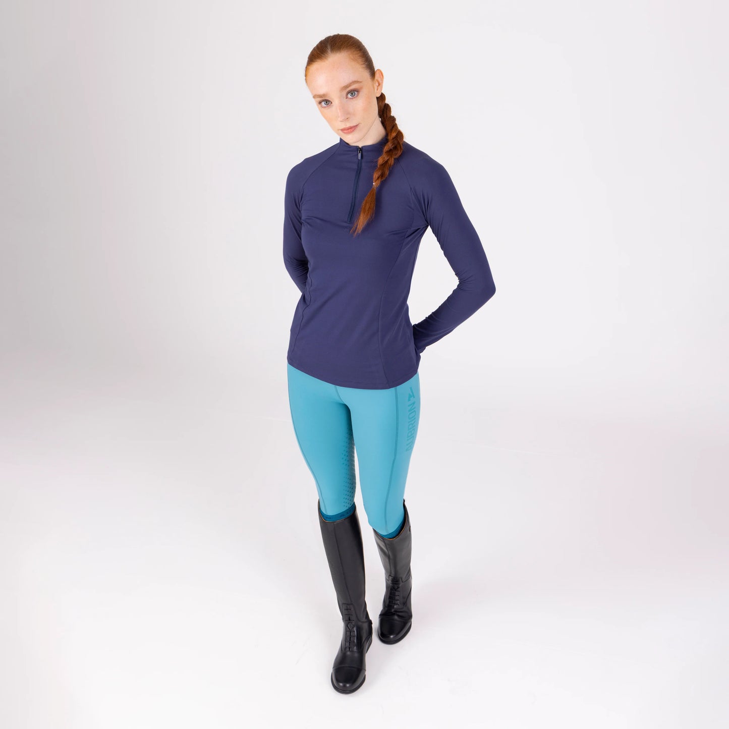 Aubrion React Non-Stop Riding Tights - Full Grip Equestrian Leggings