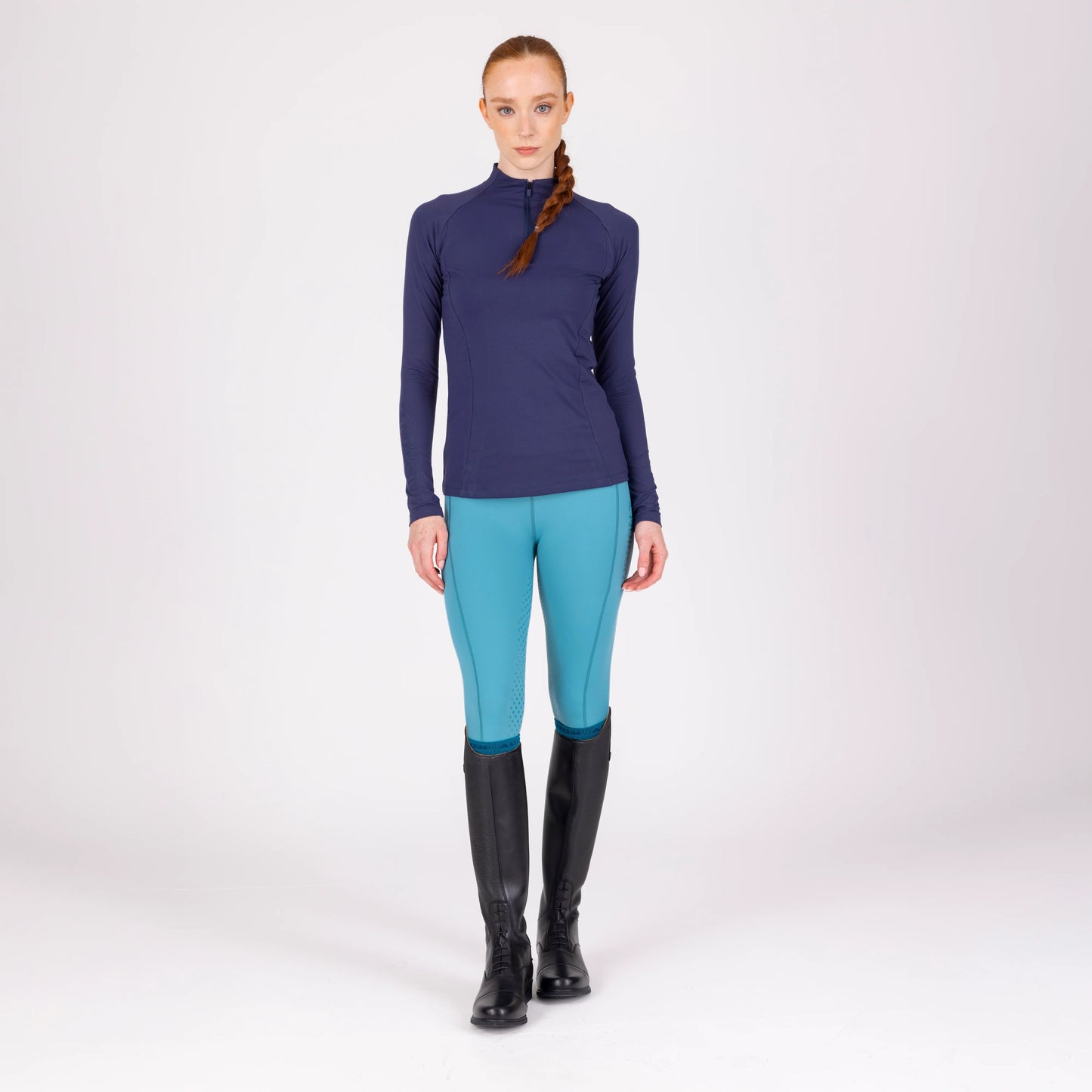 Aubrion React Non-Stop Riding Tights - Full Grip Equestrian Leggings