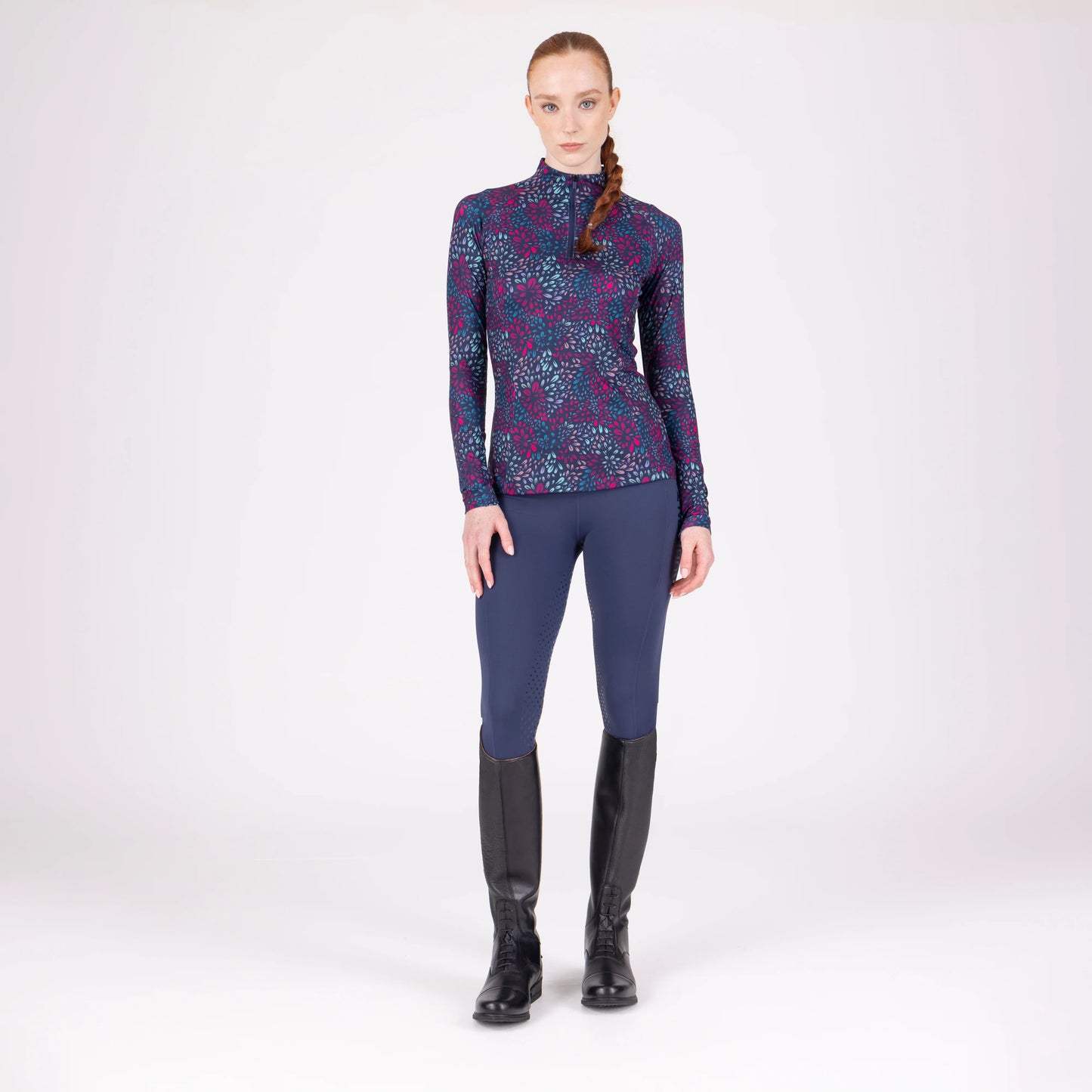 Aubrion React Non-Stop Riding Tights - Full Grip Equestrian Leggings