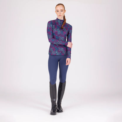 Aubrion React Non-Stop Riding Tights - Full Grip Equestrian Leggings