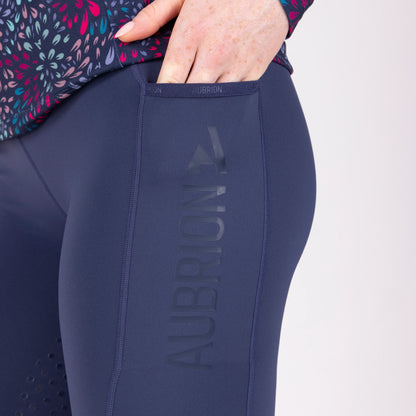 Aubrion React Non-Stop Riding Tights - Full Grip Equestrian Leggings