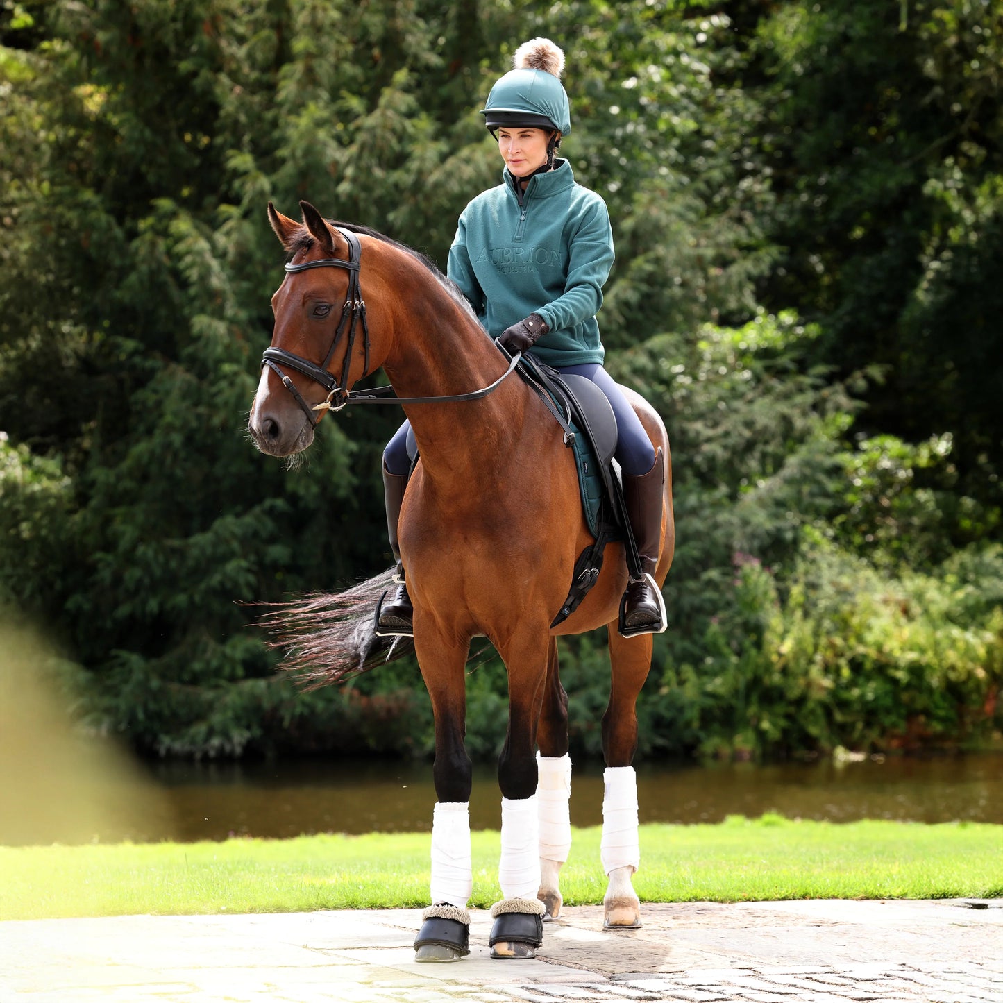 Aubrion Equestrian Quarter Zip Fleece - Women’s Riding Fleece