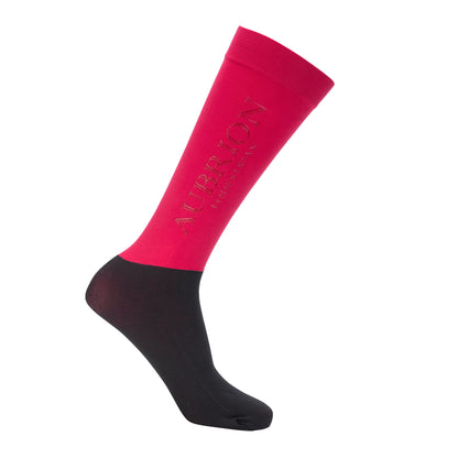 Aubrion Equestrian Socks - Two Tone Riding Boot Socks