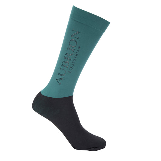 Aubrion Equestrian Socks - Two Tone Riding Boot Socks