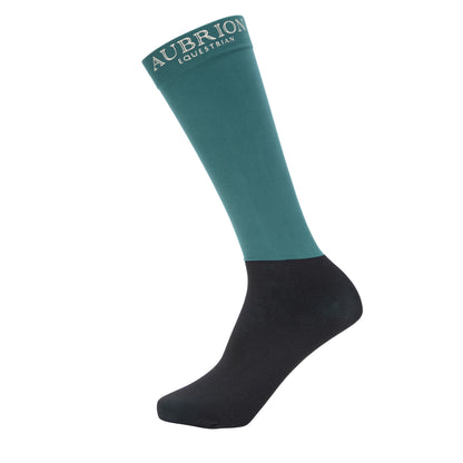 Aubrion Equestrian Socks - Two Tone Riding Boot Socks