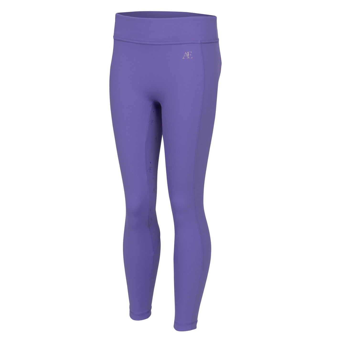 Aubrion Equestrian Young Rider Riding Tights - Kids Full Grip Leggings