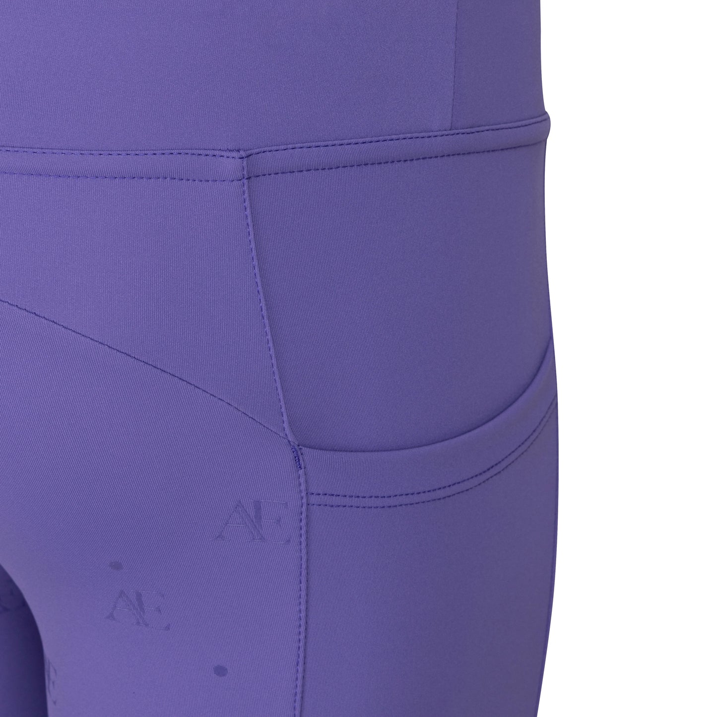 Aubrion Equestrian Young Rider Riding Tights - Kids Full Grip Leggings