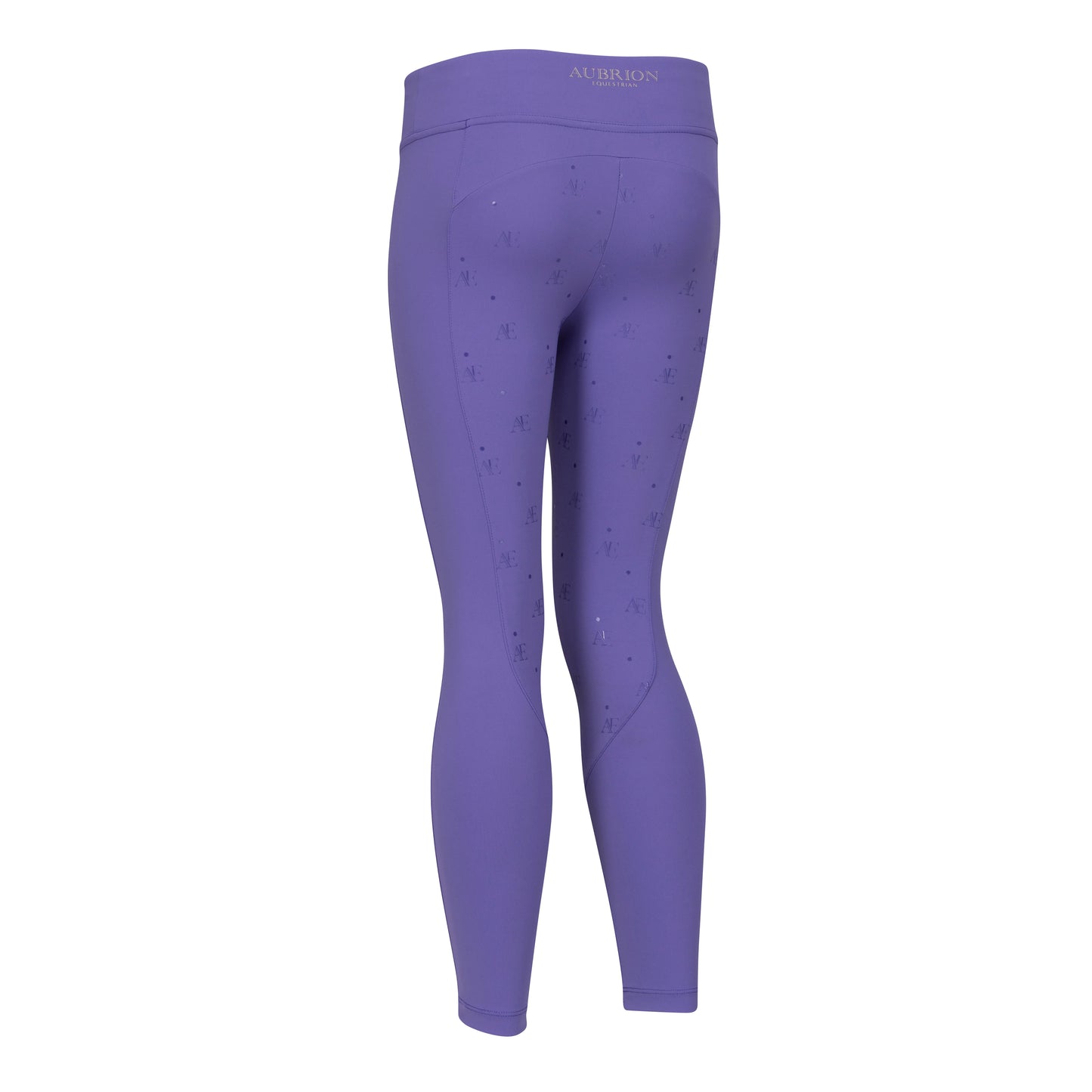 Aubrion Equestrian Young Rider Riding Tights - Kids Full Grip Leggings