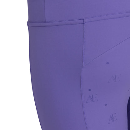 Aubrion Equestrian Young Rider Riding Tights - Kids Full Grip Leggings