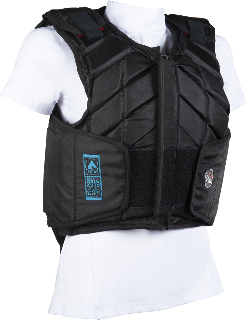 HKM Easy Fit Body Protector - Equestrian Safety Vest (Adults & Kids)