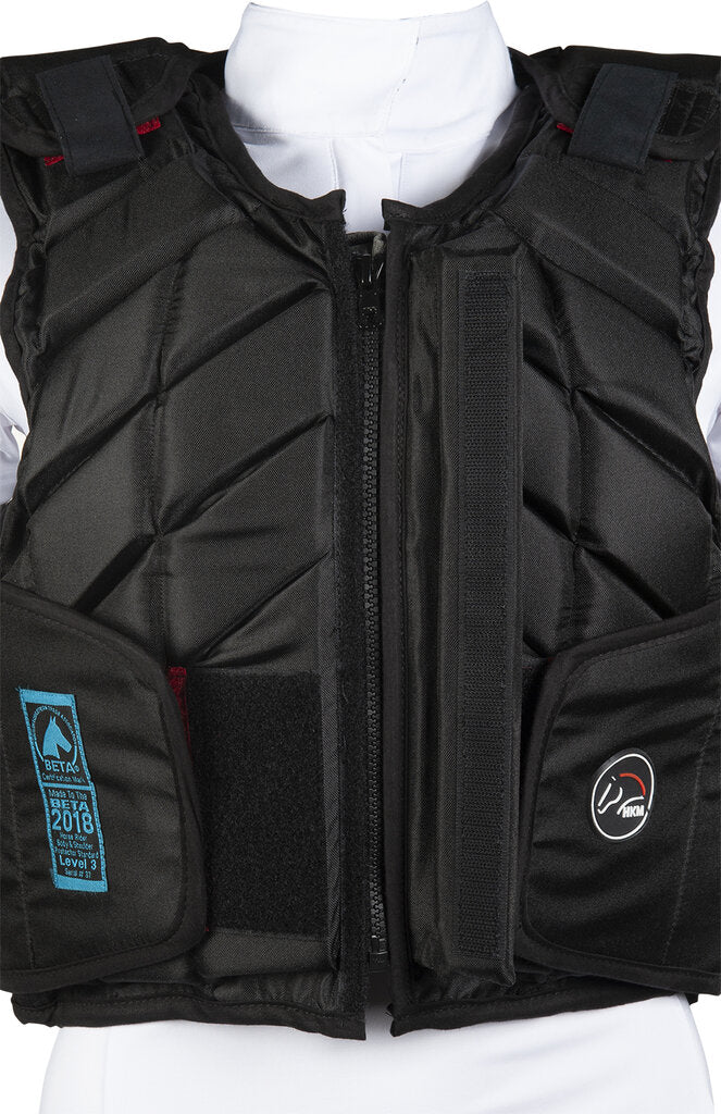HKM Easy Fit Body Protector - Equestrian Safety Vest (Adults & Kids)