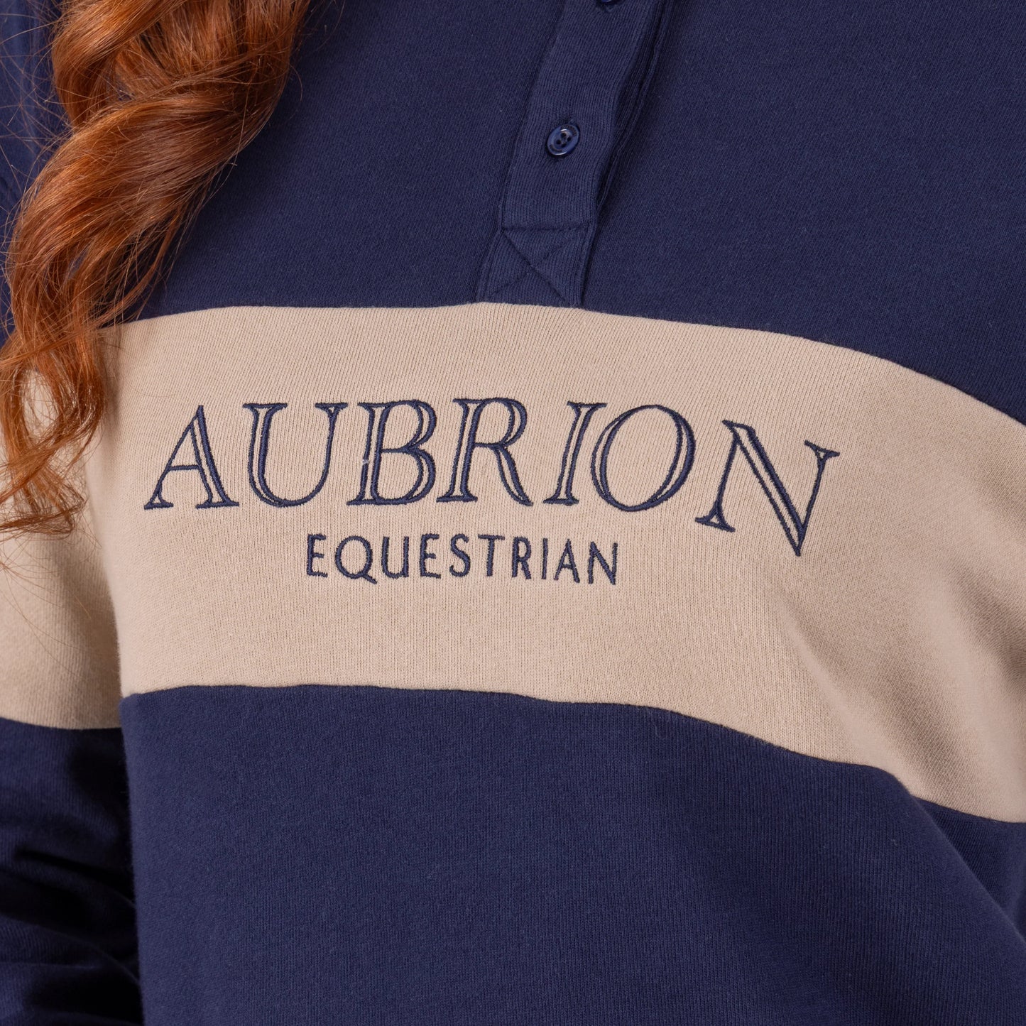 Aubrion Equestrian Button Sweatshirt - Women’s Riding Sweatshirt