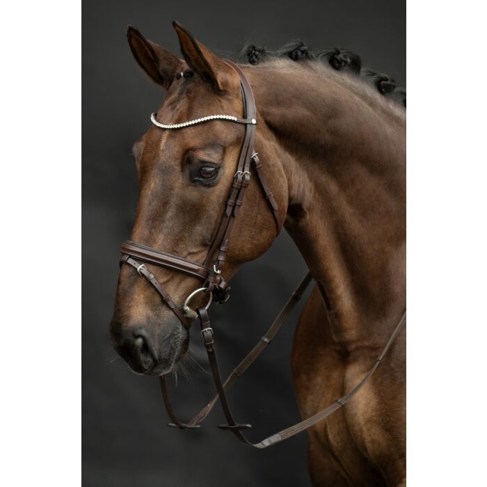 Mia Bridle - Elegant Leather Horse Bridle