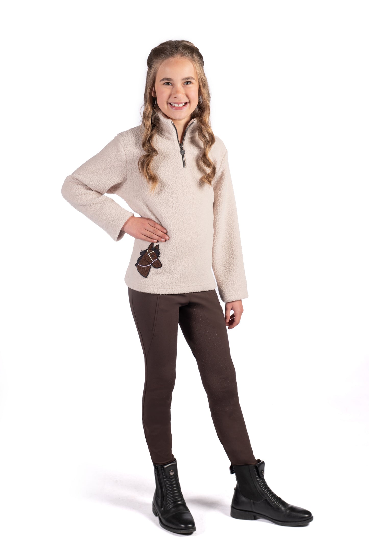 Mia Children's Sweater - Kids Riding Sweatshirt