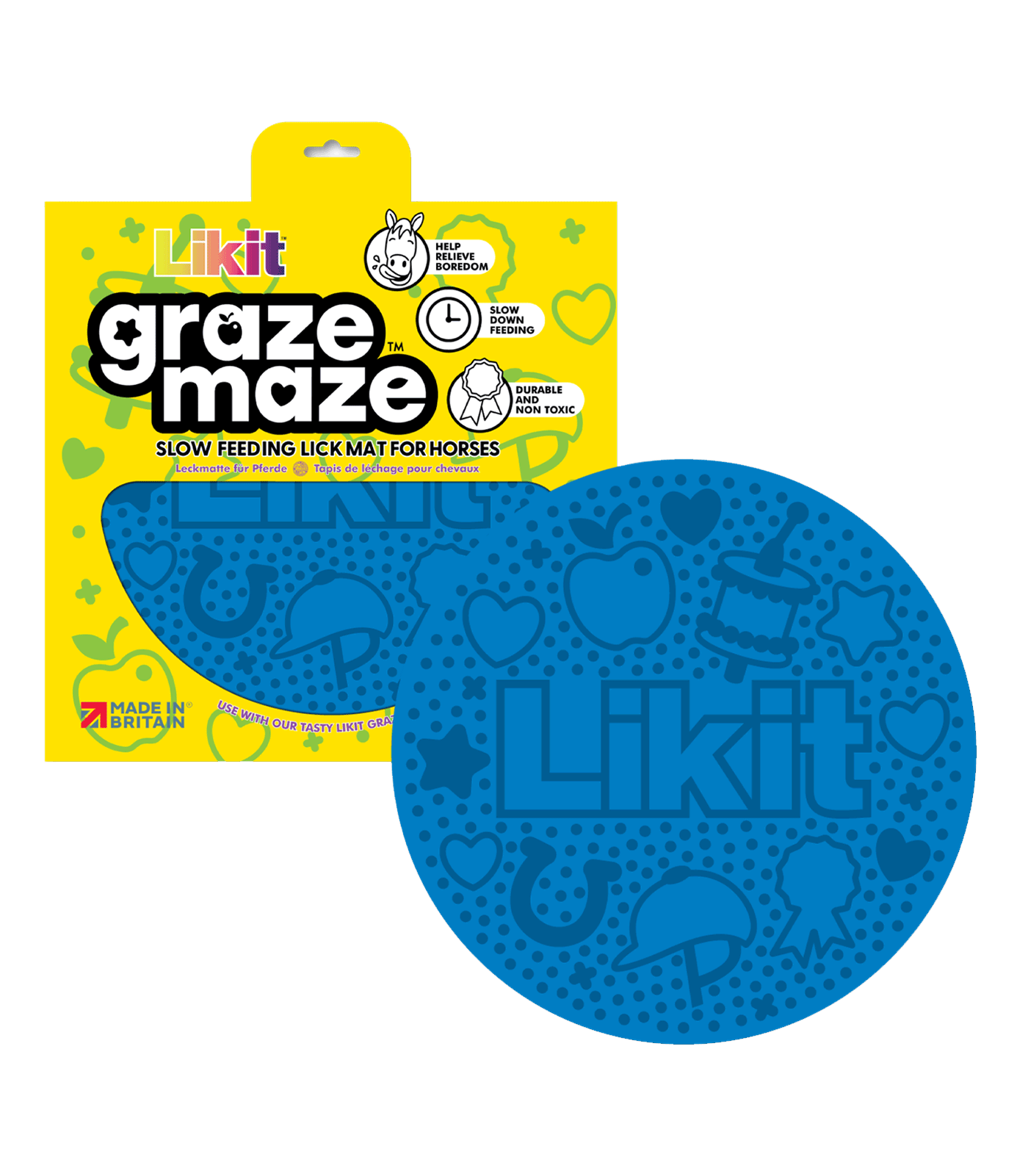 Likit Graze Maze Lick Mat - Horse Treat Toy