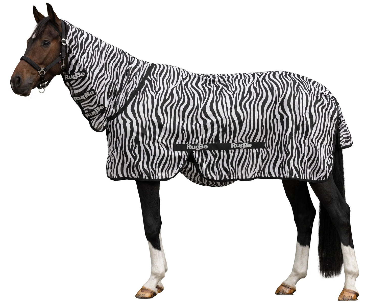 RugBe Zebra Fly & Eczema Blanket - Horse Fly Protection Rug