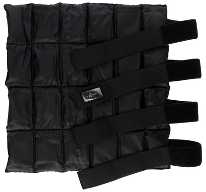 Cooling Gaiters with Cold Packs - Black Horse Leg Cooling Boots (2pcs)