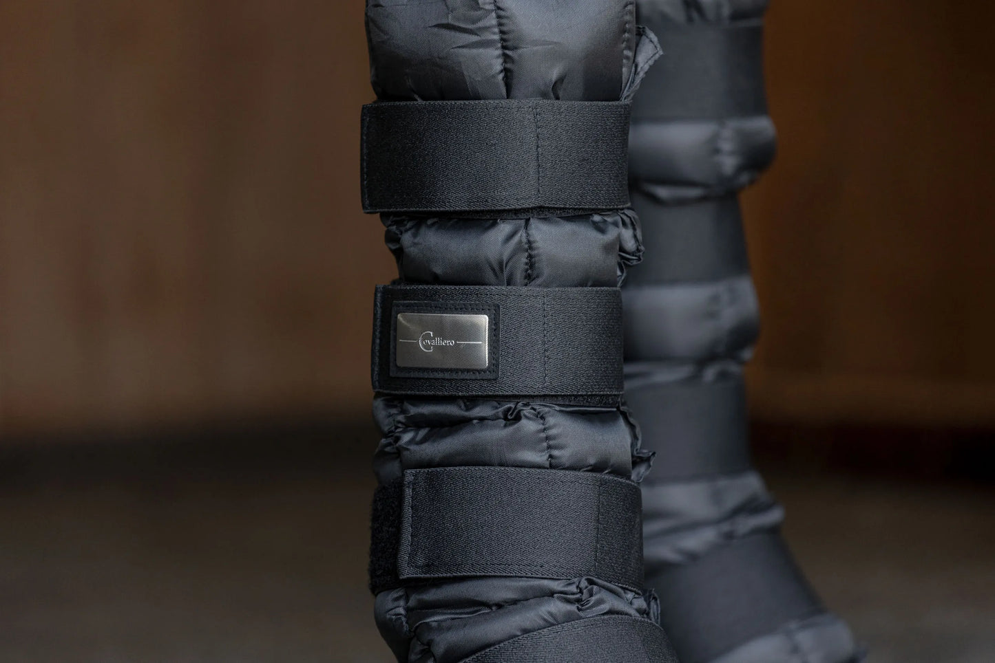 Cooling Gaiters with Cold Packs - Black Horse Leg Cooling Boots (2pcs)