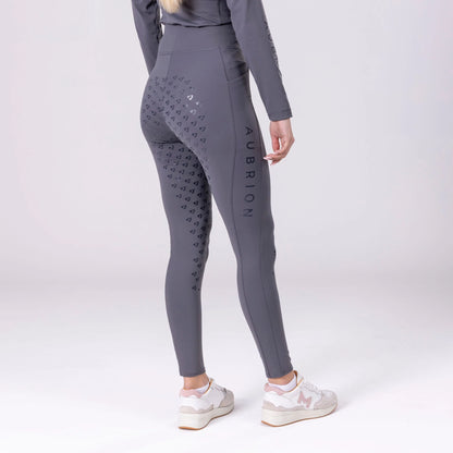 Aubrion Eltar Riding Tights - High Waist Full Grip Tights