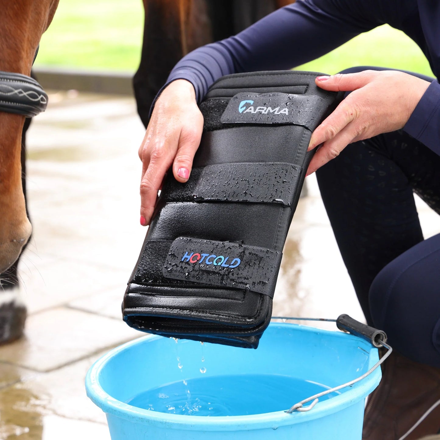 ARMA Hot & Cold Relief Boots - Horse Therapy Leg Boots