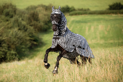 RugBe Zebra Fly & Eczema Blanket - Horse Fly Protection Rug